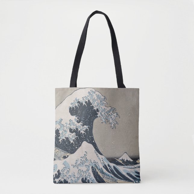 The Great Wave of Kanagawa by Katsushika Hokusai Tote Bag (Front)