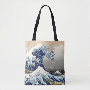 The Great Wave of Kanagawa - Katsushika Hokusai Tote Bag