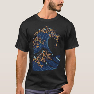 The Great Wave of Shiba Inu T-Shirt