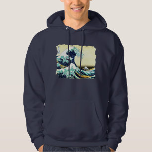 The Great Wave off Kanagawa (神奈川沖浪裏) Hoodie