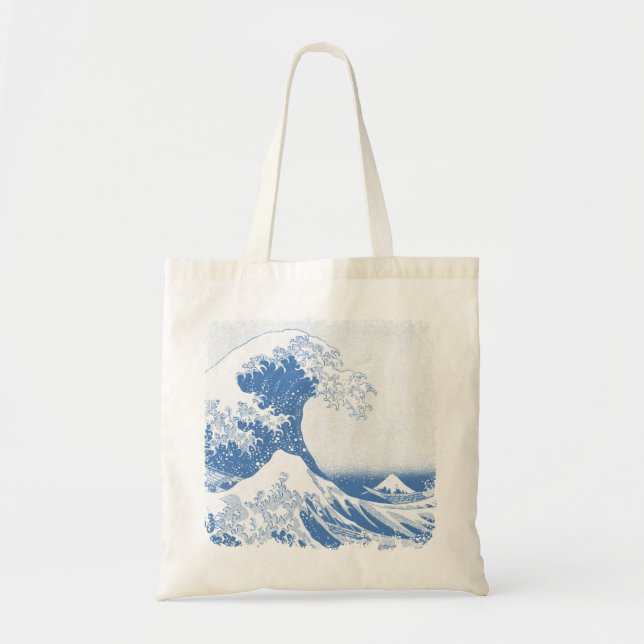 The Great Wave off Kanagawa (神奈川沖浪裏) Tote Bag (Front)