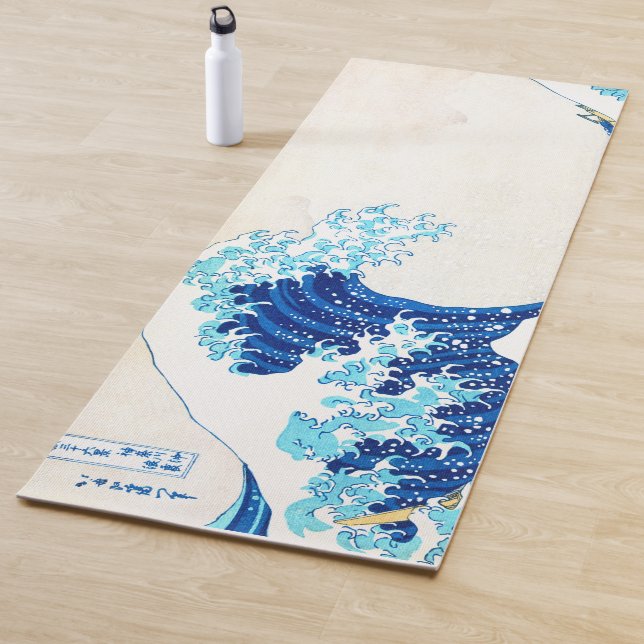 The Great Wave off Kanagawa (神奈川沖浪裏) Yoga Mat (In Situ)