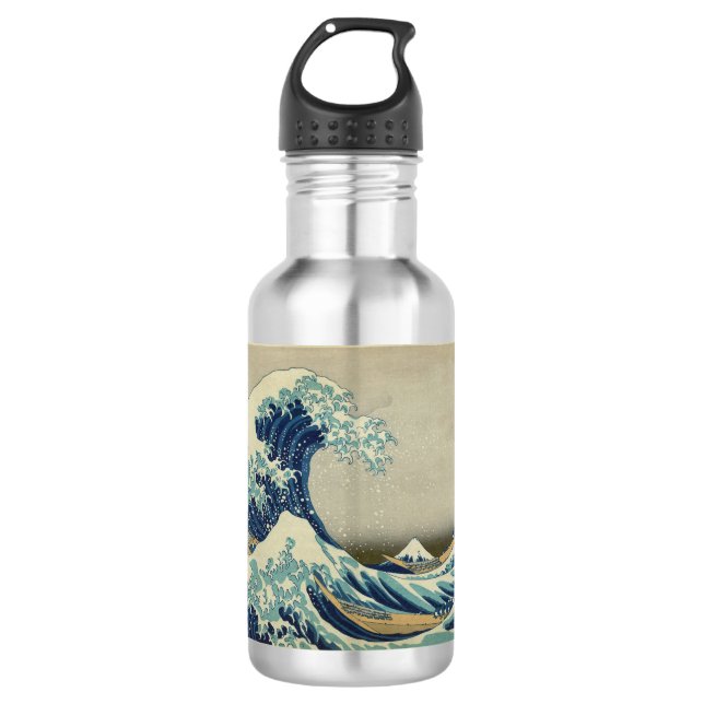 The Great Wave off Kanagawa 532 Ml Water Bottle (Front)