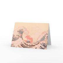 The great wave off kanagawa at sunrise