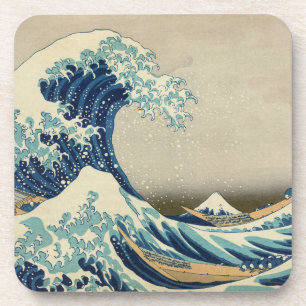 The Great Wave off Kanagawa by Hokusai Art Coaster