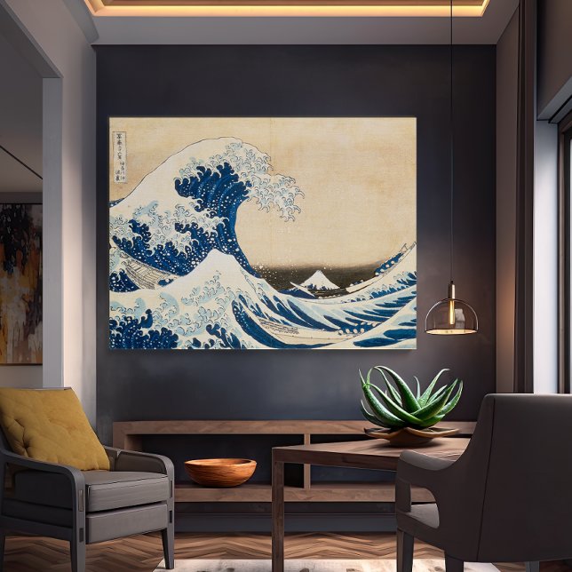 The Great Wave off Kanagawa by Hokusai Canvas Print (Creator Uploaded)