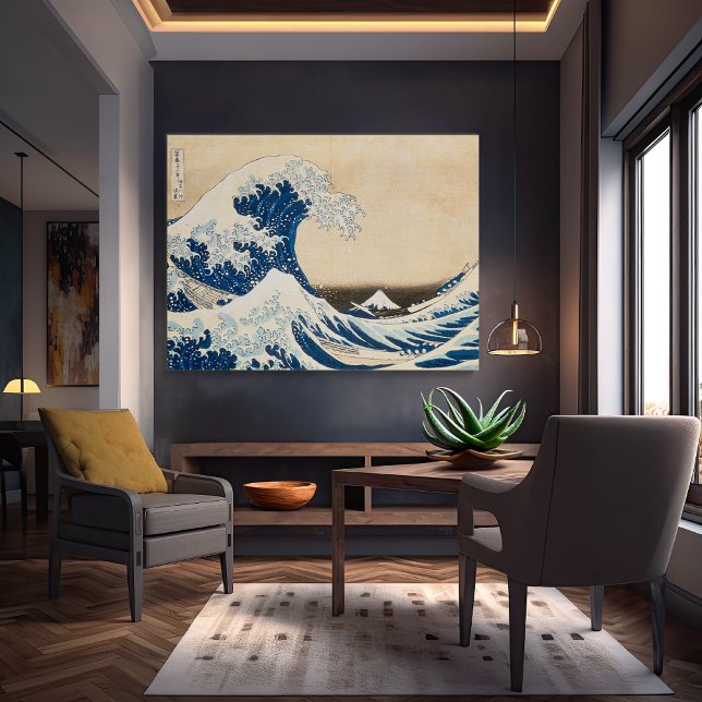 The Great Wave off Kanagawa by Hokusai Canvas Print (Creator Uploaded)
