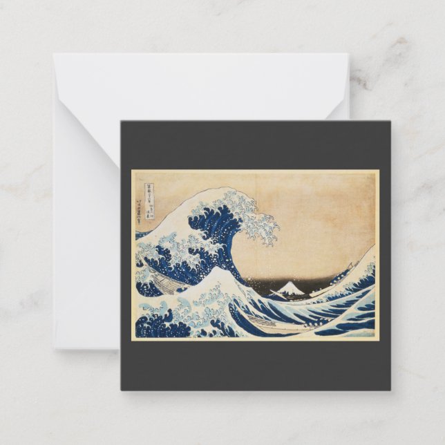The Great Wave off Kanagawa by Hokusai Card (Front)