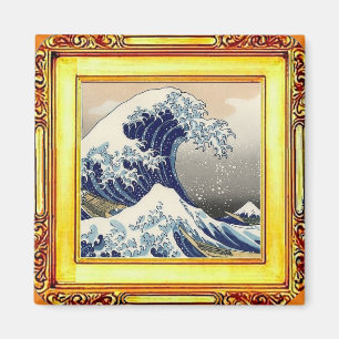 The Great Wave off Kanagawa, by Hokusai, Fine Art Magnet