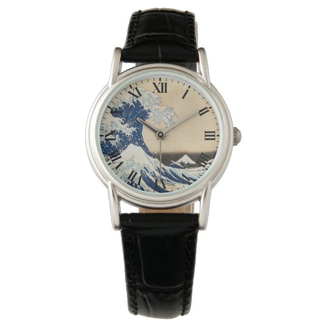 The Great Wave off Kanagawa by Hokusai Watch (Front)
