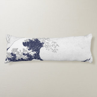 The Great Wave off Kanagawa by Katsushika Hokusai Body Cushion