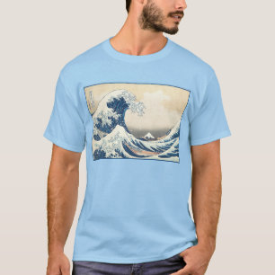 The Great Wave off Kanagawa by Katsushika Hokusai  T-Shirt