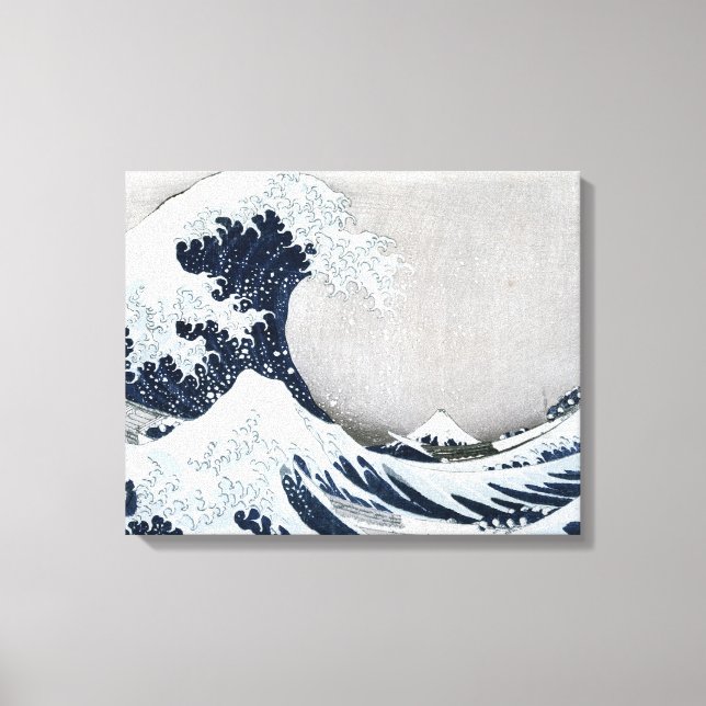 The Great Wave off Kanagawa Canvas Print (Front)
