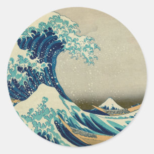 The Great Wave off Kanagawa Classic Round Sticker
