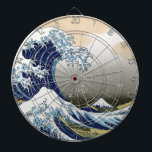 The Great Wave Off Kanagawa Dartboard<br><div class="desc">Vintage Japanese art The Great Wave off Kanagawa or the wave .. stunning artwork in ukiyo-e style by a great master Katsushika Hokusai .. vintage art on modern day products from Zazilicious</div>