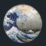 The Great Wave Off Kanagawa Dartboard<br><div class="desc">Vintage Japanese art The Great Wave off Kanagawa or the wave ..  stunning artwork in ukiyo-e style by a great master Katsushika Hokusai ..  vintage art on modern day products from Zazilicious</div>