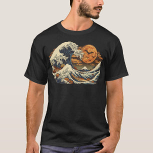 The Great Wave off Kanagawa Halloween T-Shirt