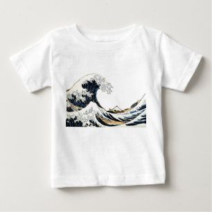 The Great Wave Off Kanagawa Hokusai, Japanese art Baby T-Shirt