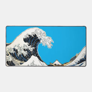 The Great Wave Off Kanagawa Hokusai, Japanese art Desk Mat