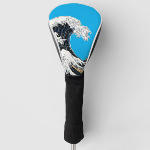 The Great Wave Off Kanagawa Hokusai, Japanese art Golf Head Cover