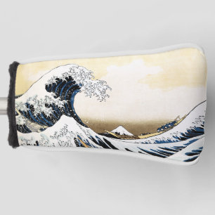 The Great Wave Off Kanagawa Hokusai, Japanese art Golf Head Cover