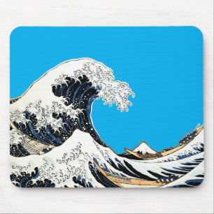 The Great Wave Off Kanagawa Hokusai, Japanese art Mouse Mat