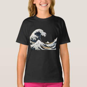 The Great Wave Off Kanagawa Hokusai, Japanese art T-Shirt