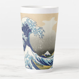 The Great Wave off Kanagawa Hokusai Katsushika Latte Mug