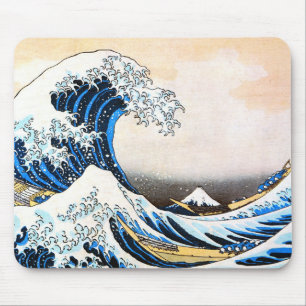 The Great Wave off Kanagawa, Hokusai Mouse Mat