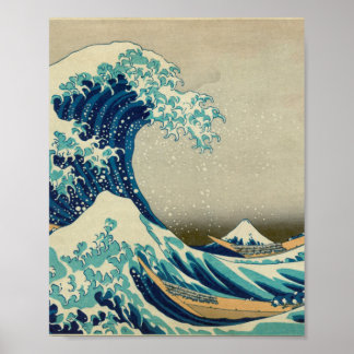The Great Wave off Kanagawa — Hokusai Poster