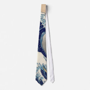 The Great Wave off Kanagawa Hokusai Tie