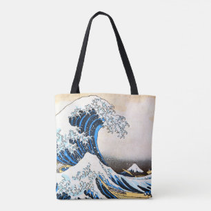 The Great Wave off Kanagawa, Hokusai Tote Bag