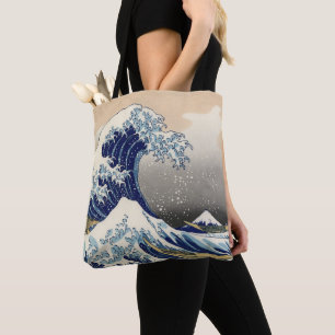 The Great Wave off Kanagawa Hokusai Tote Bag