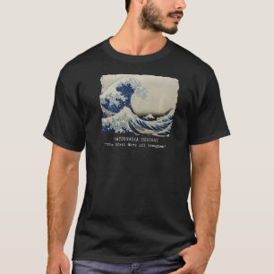 The Great Wave Off Kanagawa Hokusai Vintage Japane T-Shirt