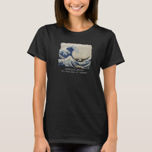 The Great Wave Off Kanagawa Hokusai Vintage Japane T-Shirt