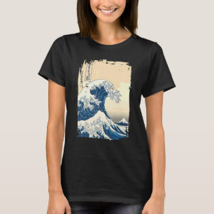 The Great Wave off Kanagawa Japanese Aesthetic Clo T-Shirt