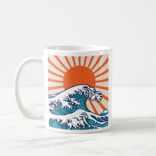 The Great Wave off Kanagawa, japanese wave poster Coffee Mug