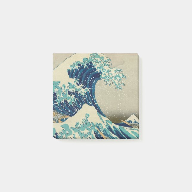 The Great Wave Off Kanagawa Kanagawa-oki Nami Ura Post-it Notes (Front)