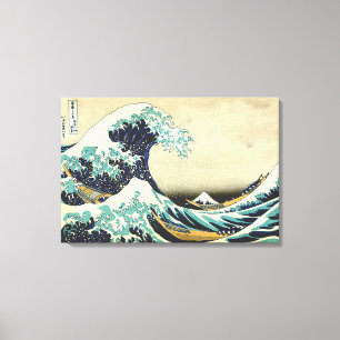 The Great Wave off Kanagawa Katsushika Hokusai Canvas Print