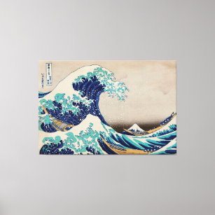 The Great Wave off Kanagawa Katsushika Hokusai Canvas Print