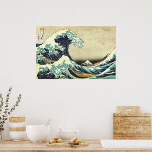The Great Wave off Kanagawa Katsushika Hokusai Poster