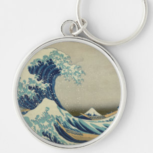 The Great Wave off Kanagawa Key Ring