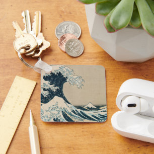 The Great Wave off Kanagawa Key Ring