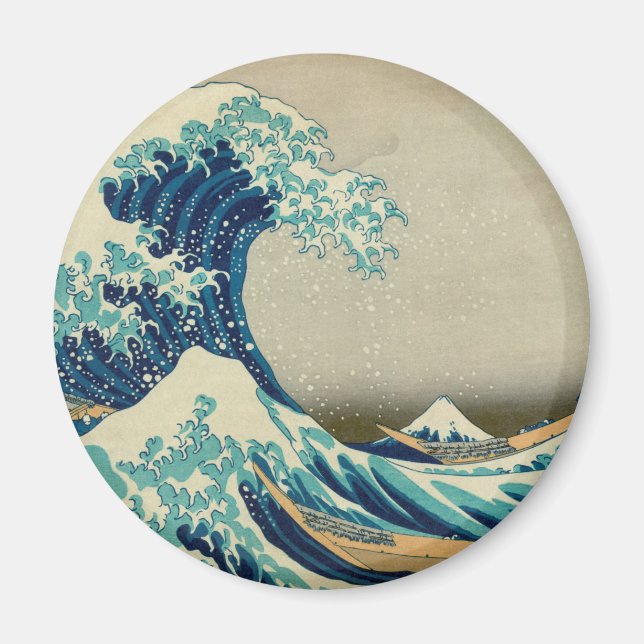 The Great Wave off Kanagawa Magnet (Front)