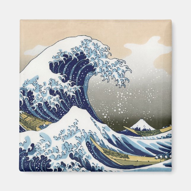 The Great Wave Off Kanagawa Magnet (Front)