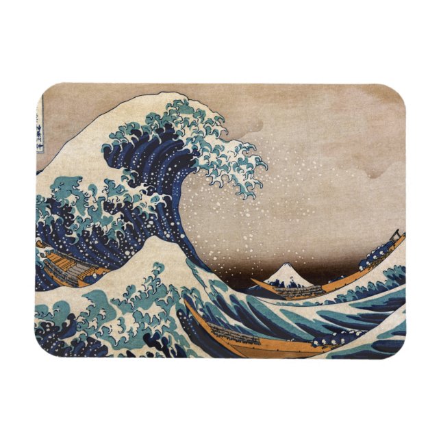 The Great Wave off Kanagawa Magnet (Horizontal)