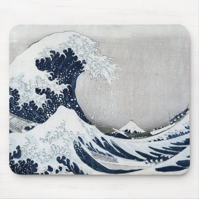 The Great Wave off Kanagawa Mouse Mat (Front)