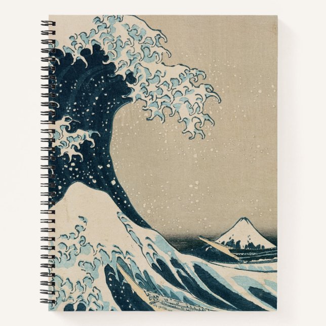 The Great Wave off Kanagawa Notebook (Front)