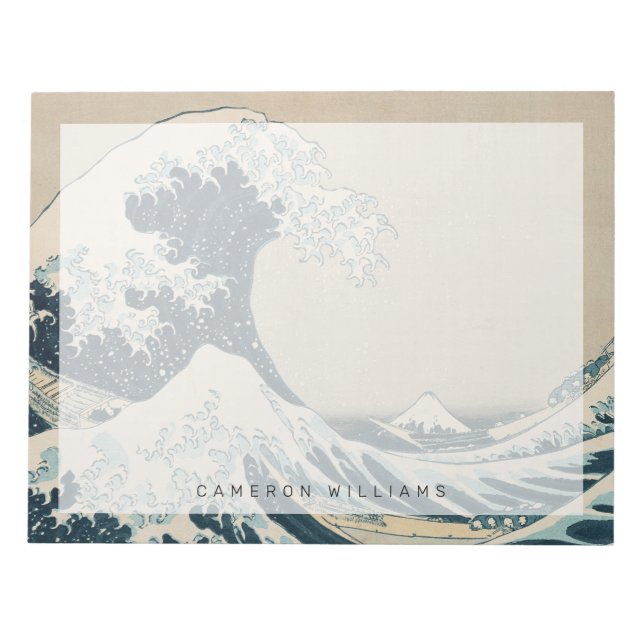 The Great Wave off Kanagawa Notepad (Front)
