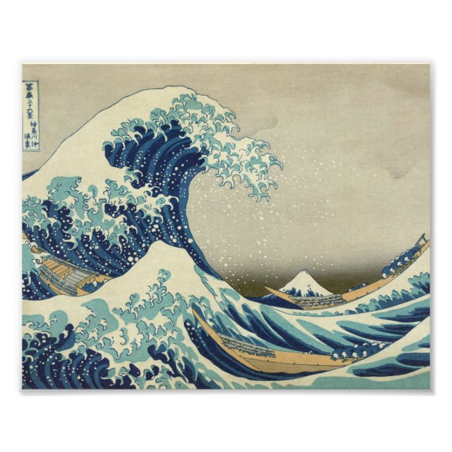 The Great Wave off Kanagawa Photo Print (Front)